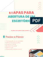 Etapas para Abertura de Um Escritório