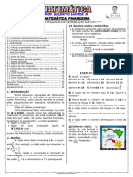 Apostila de Matemática Financeira (20 Páginas, 140 Questões, Com Gabarito)