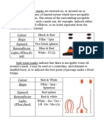 Isolated Danger & Safe Water & Special & Emergency Wreck Marks