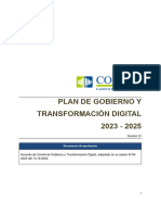 Plan de Gobierno y Transformacion Digital Oct23