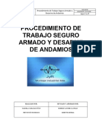 Procedimiento de Trabajo Armado y Desarme de Andamios