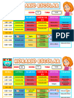 Horario de 2° C