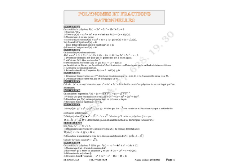 exo maths | PDF