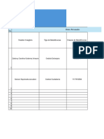 Tabulacion de Perfil Sociodemografico