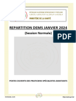 Postes Ouverts Des Praticiens Specialistes Assistants Dems Janvier 2024 Assujettis Au Service Civil