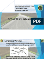 GEOMETRIK LINTASAN - Pertemuan Ke 12