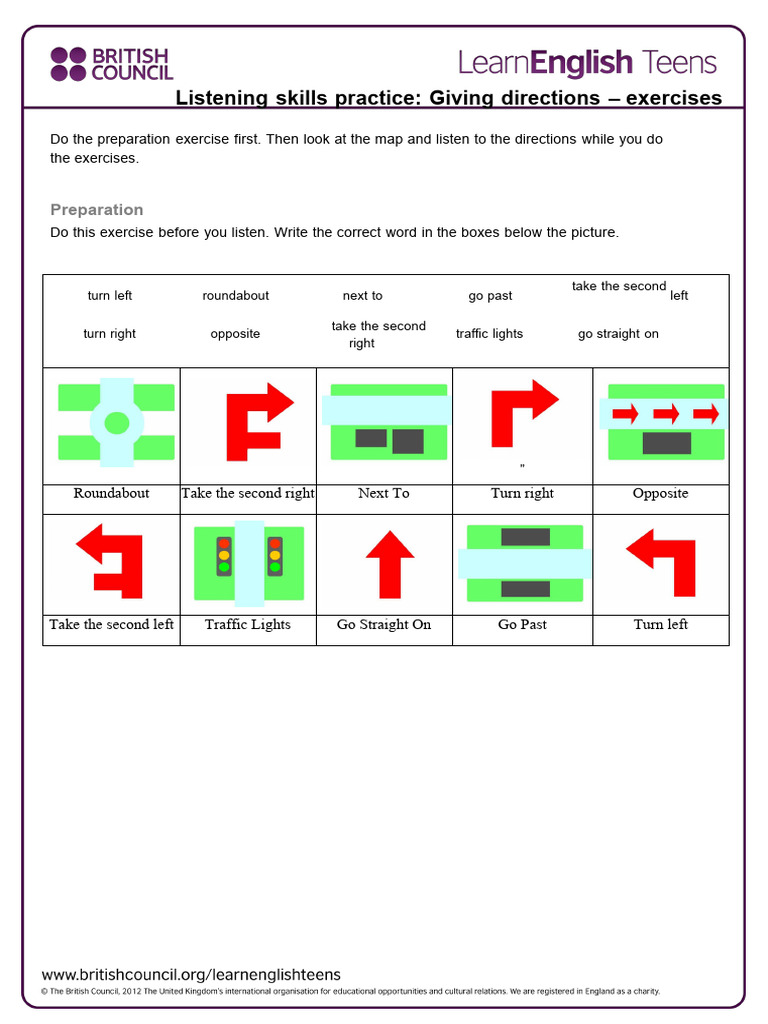 Listening Skills: Direction Exercises | PDF | Language Arts ...