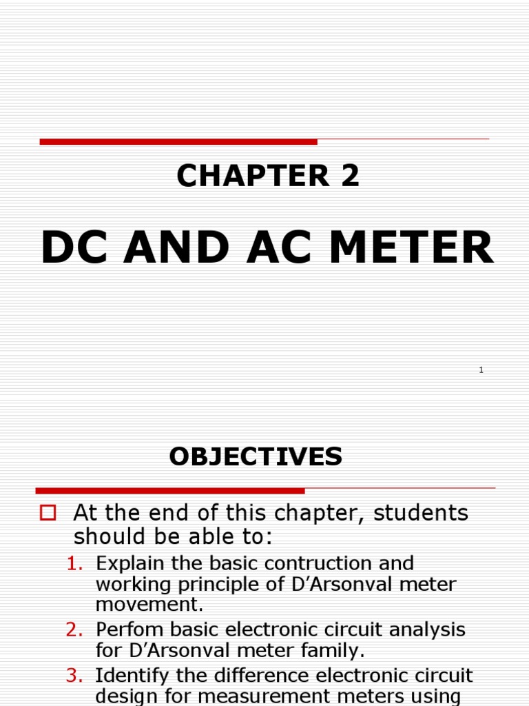Understanding Electrical Measurement: A Comprehensive Guide to DC and ...