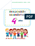 Evaluación Diagnóstica 4 Años