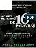 A Carta de Vendas de 16 Palavras by Evaldo Albuquerque