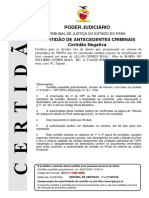 Certidao Antecedentes Criminais