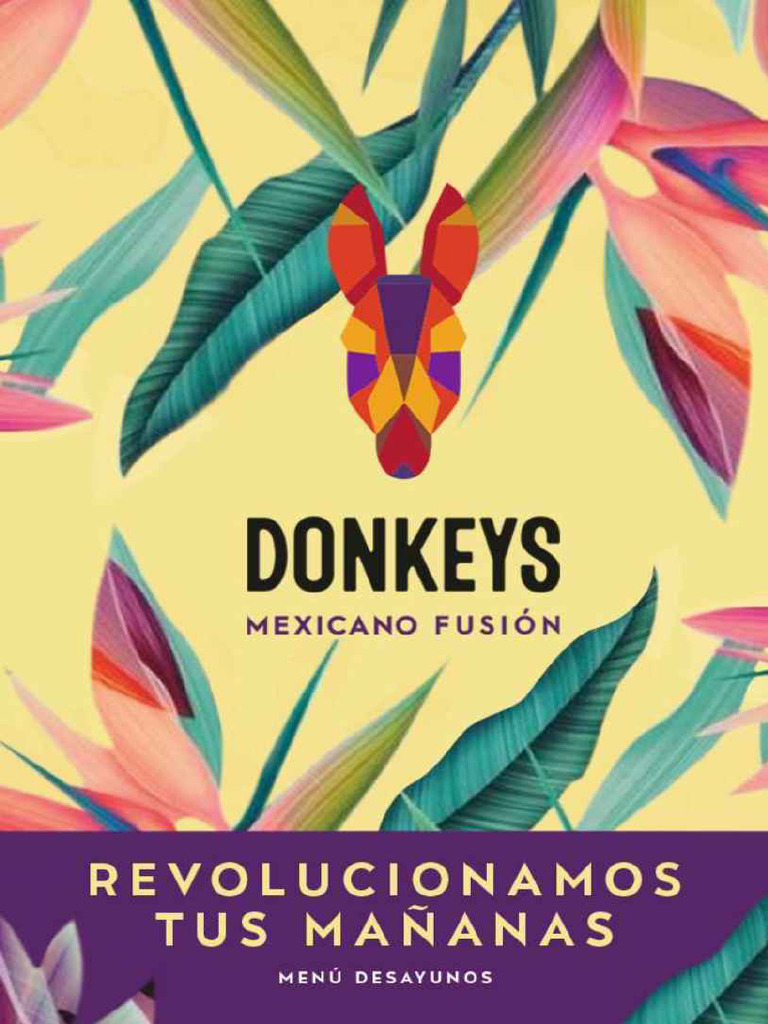 Menú Donkeys | PDF