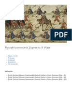 Poczatki Panowania Zygmunta III Wazy