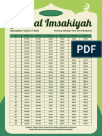 Imsakiyah Ramadhan 1445 H