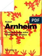 03 - ARNHEIM - 1993 - Consideraciones Sobre La Educación Artística