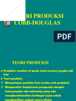 Teori Ekonomi Produksi Cobb Douglas