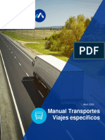 Manual de Producto Transporte Viajes Especificos