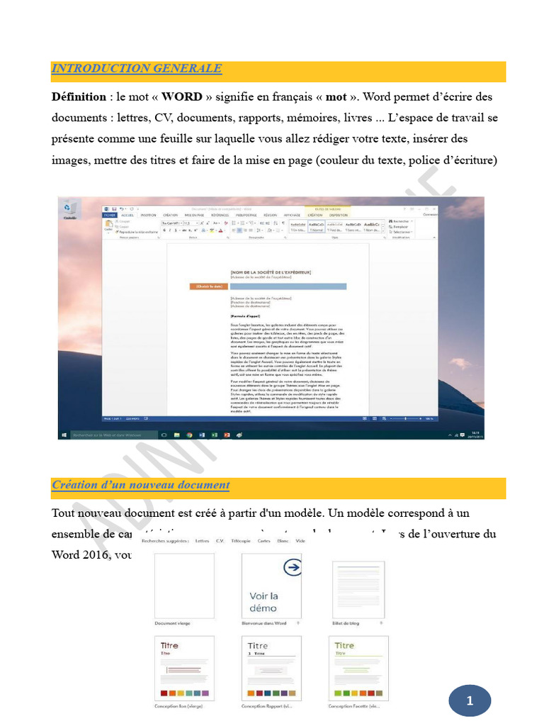 Guide de création de brochures sur Word | PDF | Microsoft Word ...