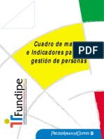 Cuadro de Mando e Indicadores Para Gestion Personas