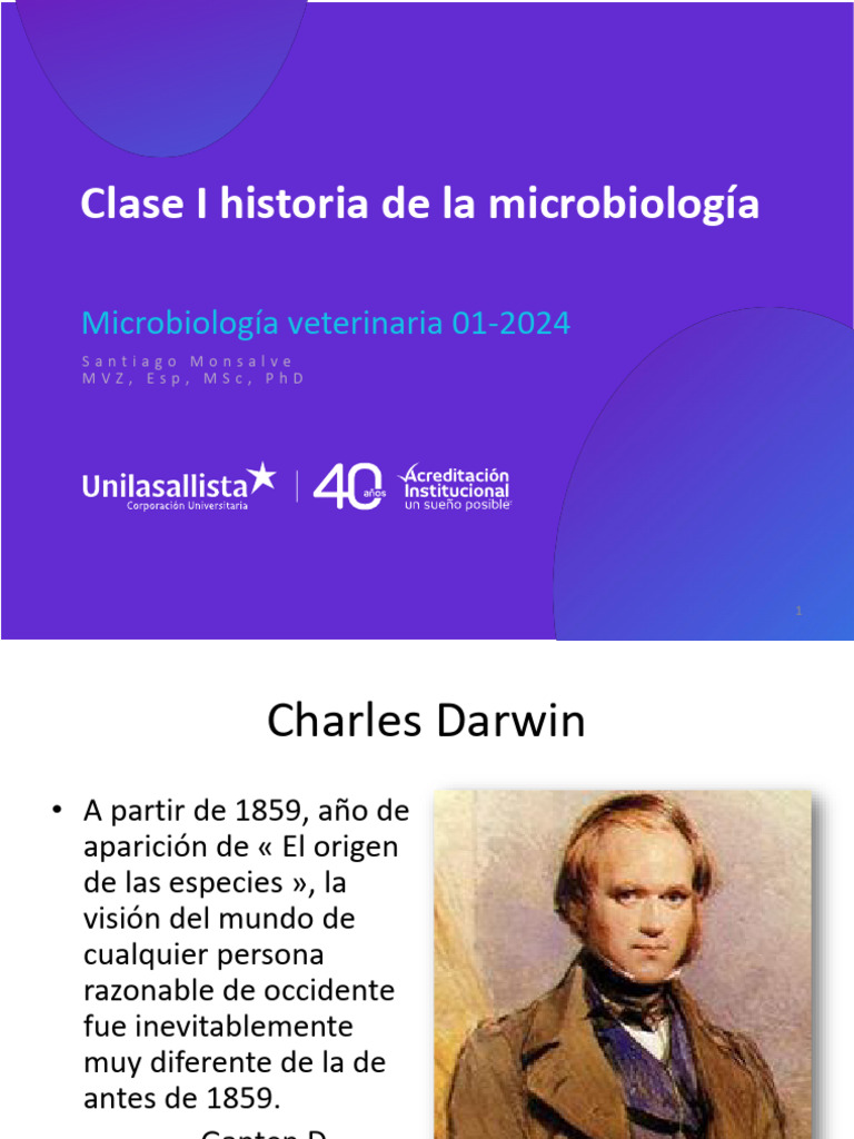 Historia de la Microbiología Veterinaria | PDF | Viruela | Luis Pasteur
