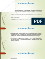 Certificação Iso