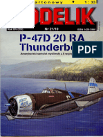 Modelik 2010-21 - P-47D 20 RA Thunderbolt