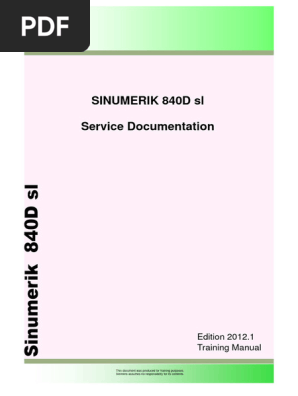 En 840D SL Complete Service v44 1 | PDF