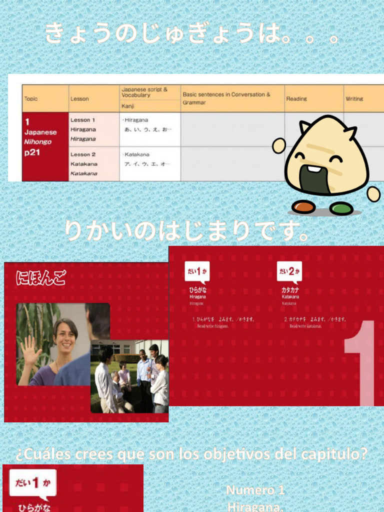Objetivos de Hiragana y Katakana | PDF