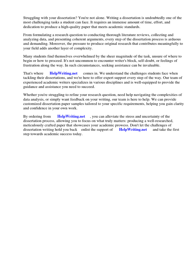 Dissertation Paper Sample | PDF | Renewable Energy | Thesis