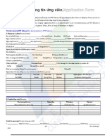 Application Form To FPT Telecom