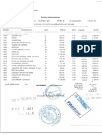 Factura de Ck. 9501