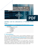 Quelles Sont Les Alternatives À VMware ESXi Free