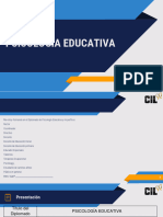 Diplomado en PSICOLOGIA EDUCATIVA Diapositiva