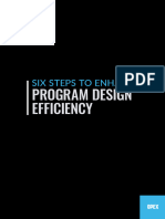 Program Design Efficiency OPEX Fitness