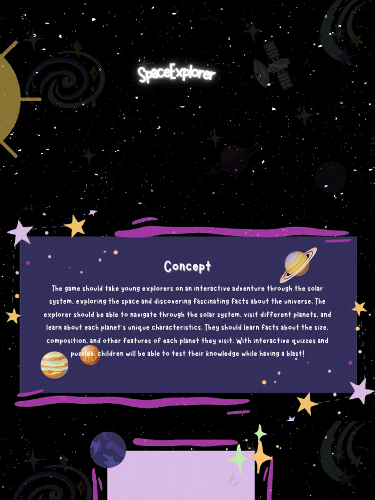 Interactive Solar System Adventure Game | PDF | Information | Icon ...