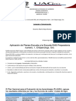 Aplicación de Planea Escuela A La Escuela EMS PLANEA