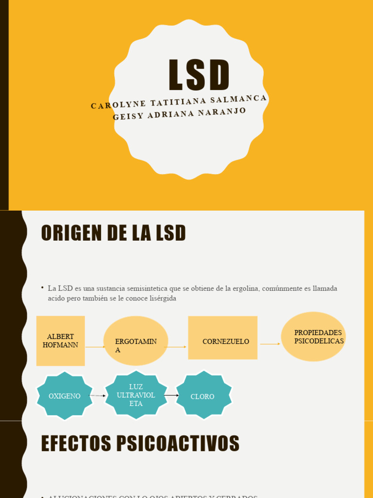 Efectos y riesgos del LSD en la salud | PDF | Drogas | Cerebro