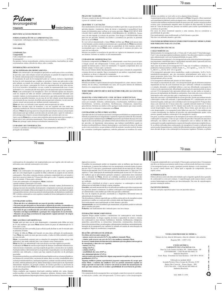Pilem: Uso e Efeitos da Pílula do Dia Seguinte | PDF ...