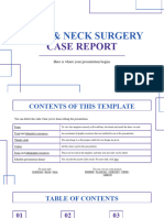 Head & Neck Surgery Case Report by Slidesgo