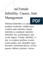 Male and Female Infertility