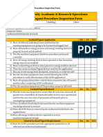 Appendix D Lockout Tagout Procedure Inspection Form