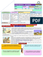 Evaluacion Diagnostica - 1ero Grado - Religion