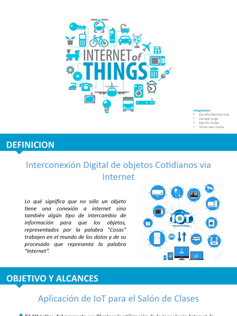 IoT - Salon de Clases V50 | PDF | Internet de las Cosas | Maestros