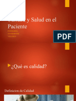 Calidad y Seguridad en El Paciente