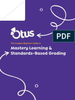 Mastery Learning and Standards Based Grading Ebook