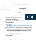 Summative Assessment Planning Workseet 2