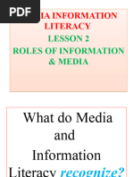 Media Info. Literacy Lesson 2