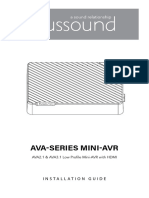 AVA-Series Amplifiers-InstallationGuide-r6