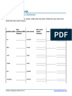 Grade 3 Prefix Suffix Root Words 1