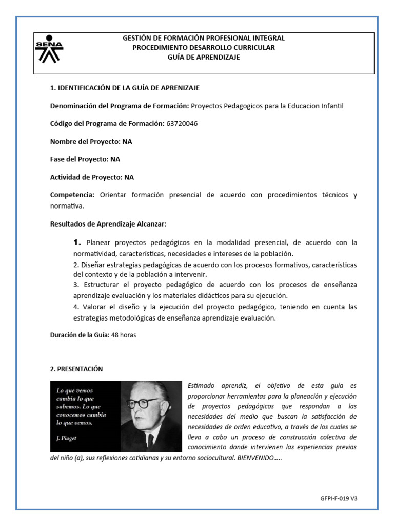 Guia - de - Aprendizaje P.P.E | PDF | Educación de la primera infancia ...
